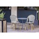 Chaises style parisien en rotin PE Bolero noires (lot de 2)