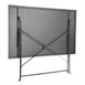Table de terrasse pliable Bolero noire 1100 x 700mm