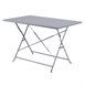 Table de terrasse pliable Bolero grise 1100 x 700mm