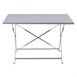 Table de terrasse pliable Bolero grise 1100 x 700mm