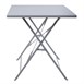 Table de terrasse pliable Bolero grise 1100 x 700mm