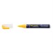 Marqueur craie waterproof Securit (verre+ ardoise) pointe 2-6mm jaune