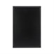 Ardoise murale cadre en bois noir avec feutre craie et fixations Securit 40x60cm