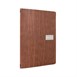 Protège-menu en cuir recyclé Securit Gamme Leather A4 marron 