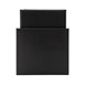 Boîte avec 20 protège-menus simili cuir A4x4 Securit Classic noirs