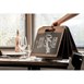 Planche porte-menu à anneaux Securit gamme Walnut