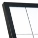 Porte-menu mural à LED blanches en acier noir Securit 8xA4