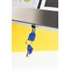 Porte-menu mural à LED couleurs en inox Securit 4xA4 