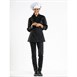 Veste de cuisine femme Chaud Devant Monza noire