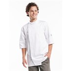 Veste de cuisine manches courtes Chaud Devant Bacio blanche