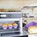 Moule 6 muffins flexible en silicone Hygiplas violet 