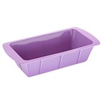 Moule à cake flexible en silicone Hygiplas violet 