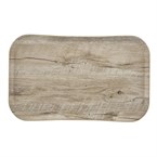 Plateau rectangulaire polyester aspect bois Cambro Century 32x53cm olivier clair 