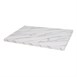 Plateau de table rectangulaire pré-percé Bolero effet marbre 1100 x 700 mm