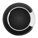 Assiettes creuses Olympia Café noires 205mm (lot de 12)