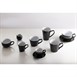 Pots à lait Olympia Café noirs 70ml (lot de 6)