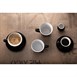 Tasses à latte Olympia Café noires 340ml (lot de 12)
