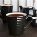 Mugs Aroma Olympia Café noirs 340ml (lot de 6)