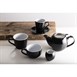 Mugs Aroma Olympia Café noirs 340ml (lot de 6)