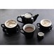 Mugs Aroma Olympia Café noirs 230ml (lot de 6)