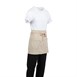 Tablier en toile de coton Southside beige
