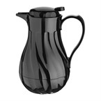Pichet isotherme torsadé Olympia noir 1,2 L