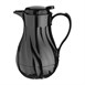 Pichet isotherme torsadé Olympia noir 1,2 L