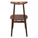 Chaises en bois courbé Fameg Cowhorn noyer naturel (lot de 2)