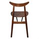 Chaises en bois courbé Fameg Cowhorn noyer naturel (lot de 2)