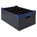 Boîte de transport pour verres à pied Beaumont 500x345x200mm (lot de 5)