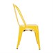 Chaises bistro en acier Bolero jaunes (lot de 4)