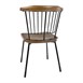 Chaises Scandi Bolero noires (lot de 2)