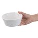 Bols plats ronds mouchetés blancs Olympia Cavolo 143mm (lot de 6)