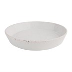 Bols plats ronds mouchetés blancs Olympia Cavolo 220mm (lot de 4)