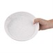 Bols plats ronds mouchetés blancs Olympia Cavolo 220mm (lot de 4)