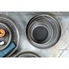Bols plats ronds anthracite Olympia Cavolo 143mm (lot de 6)