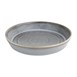 Bols plats ronds anthracite Olympia Cavolo 220mm (lot de 4)