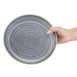 Bols plats ronds anthracite Olympia Cavolo 220mm (lot de 4)