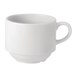 Tasses empilables Utopia Pure White 200 ml (lot de 24)