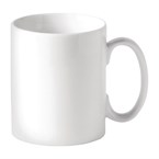 Mugs à bords droits blancs Utopia Titan 340 ml (lot de 48)