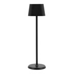 Lampe de table LED sans fil noire à intensité variable Securit Georgina avec câble de chargement magnétique