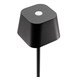 Lampe de table LED sans fil noire à intensité variable Securit Georgina avec câble de chargement magnétique