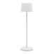 Lampe de table LED sans fil blanche à intensité variable Securit Georgina avec câble de chargement magnétique
