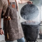 Tablier de cuisine Boska Mr. Smith gris avec poche