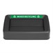 Couvercle noir Jantex pour poubelles Slim 60/80L