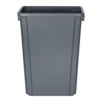 Poubelle Jantex Slim grise 60L