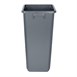 Poubelle Jantex Slim grise 60L