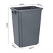 Poubelle Jantex Slim grise 60L