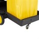 Chariot de nettoyage avec armoire verrouillable Jantex noir 