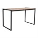 Table de bar industrielle en acier et acacia Bolero 1800x900mm